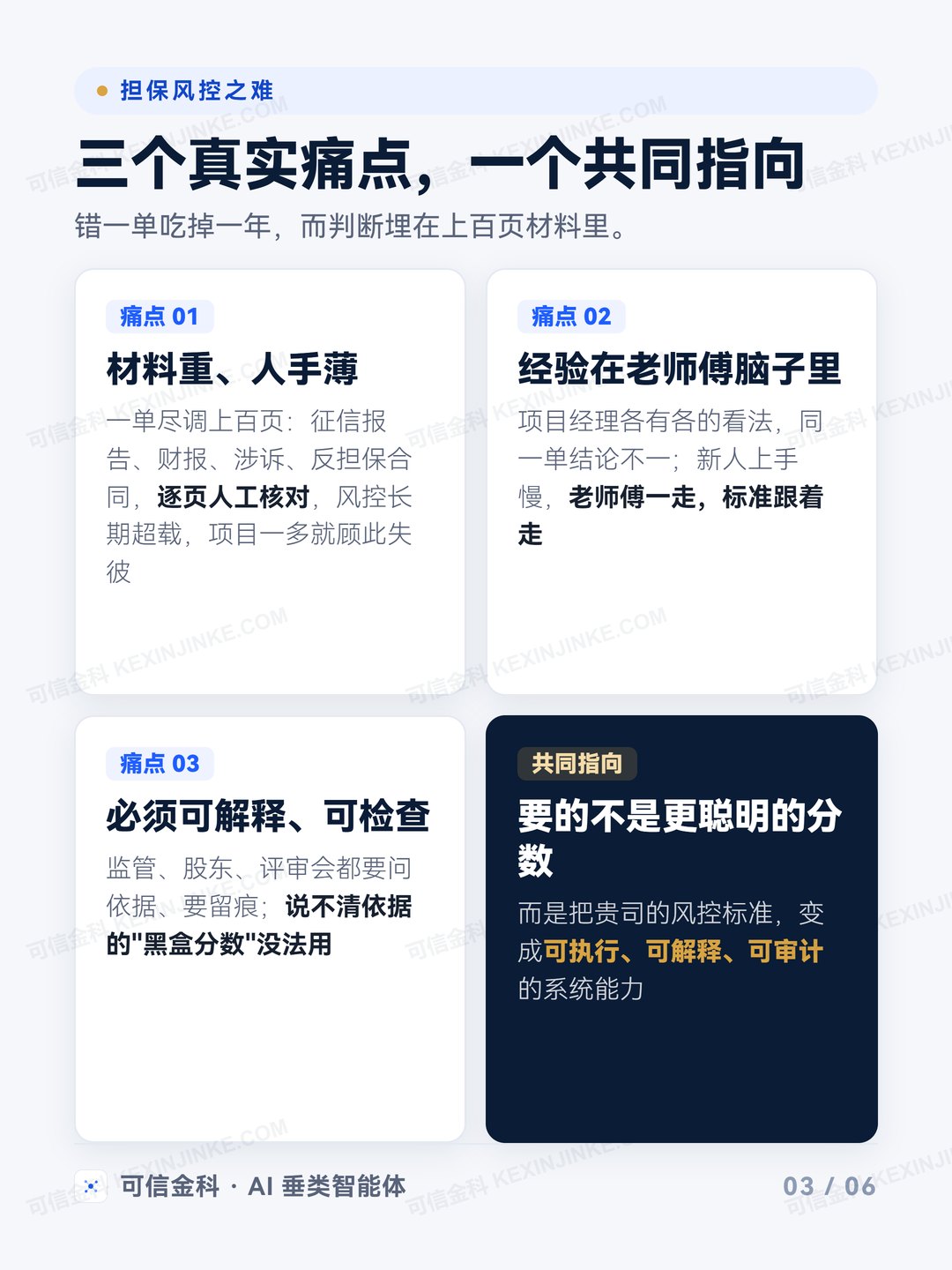 三个真实痛点，一个共同指向